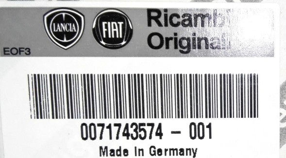 Fiat OE ДЗЕРКАЛО ПРАВЕ SEDICІ 06-11 ОРИГ. 71743574 СІРИЙ