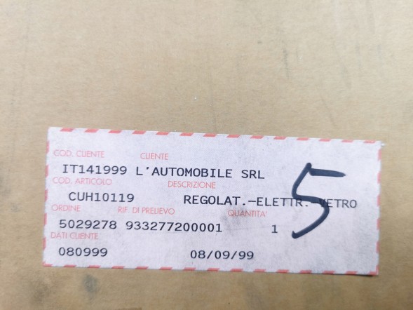 Rover OE Склопідйомник лівий задній MG Rover 200 400 OE CVH10053
