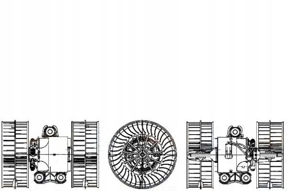 Behr Hella Service 8EW 009 158-181 (BRH) 9015909 V30031784 24011214 Behr-hella повітродувка mercedes viano (w639) vito / м + комплект водія #29