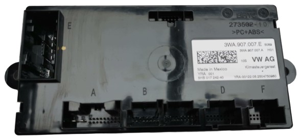 Volkswagen OE 3WA907007E, DWP3WA907007EOE Панель керування кліматом Cupra Formentor 3WA907007E Нова оригінальна