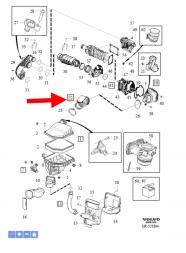 Volvo OE ШЛАНГ КОНДИЦІОНЕРА B4 2.0 VOLVO XC60 2018-2022 XC90 OEM/OE 31657599