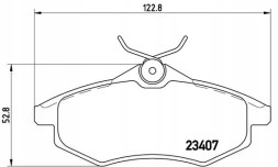 08.7238.11 P 61 074 BREMBO CITROEN C3 1.4 HDi передні диски та колодки