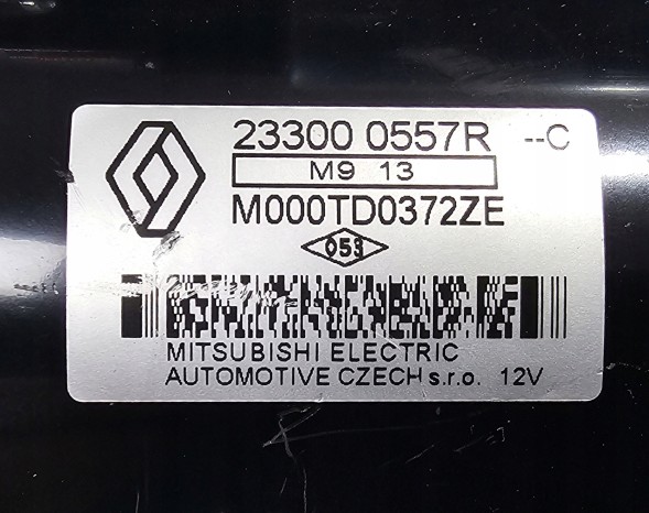 Renault OE 233000557R / pawelautoczesci ORG СТАРТЕР RENULT / DACIA / NISSAN - 233000557R