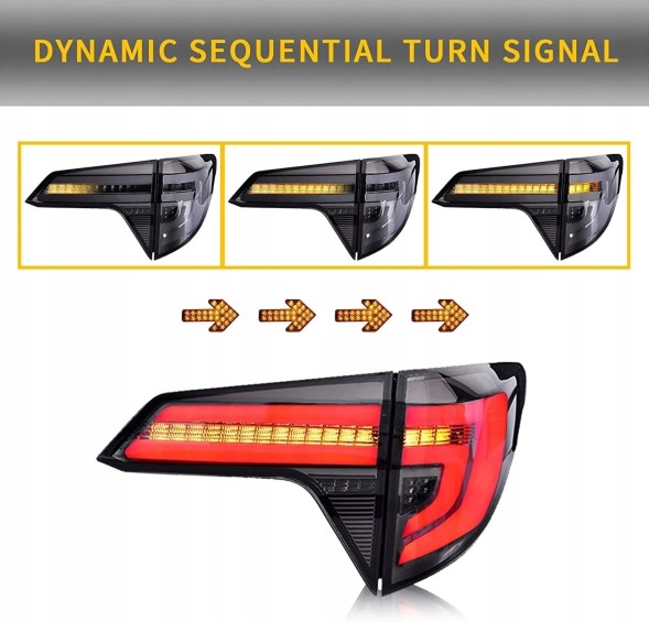 VLAND 38L391-2 mhm Задні ліхтарі комплект Full LED Bar Neon Tuning Honda Hr-v HRV II 2015-2021