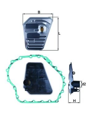 HX167D MAHLE ORIGINAL Фільтр мастил до автоматичної коробки перемикання передач