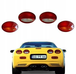 Chevrolet OE 10253892+10253891 ЛАМПА ЗАДНЯ ЄВРОПЕЙСЬКА КОМПЛЕКТ 4X CORVETTE C5 97-04 ОРИГІНАЛ
