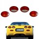 Chevrolet OE 10253892+10253891 ЛАМПА ЗАДНЯ ЄВРОПЕЙСЬКА КОМПЛЕКТ 4X CORVETTE C5 97-04 ОРИГІНАЛ