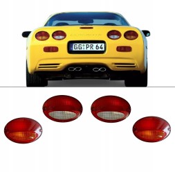 Chevrolet OE 10253892+10253891 ЛАМПА ЗАДНЯ ЄВРОПЕЙСЬКА КОМПЛЕКТ 4X CORVETTE C5 97-04 ОРИГІНАЛ