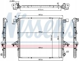 Nissens 65298 Радіатор охолодження 65298 nissens vw amarok