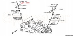 Subaru OE 16628AA030 Датчик тиску інжекторної планки вприскування subaru brz forester вечірка xv