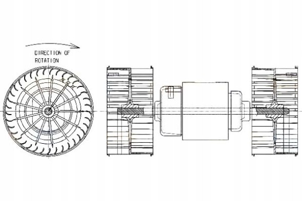 Hella 8EW 351 043-381 HEL/ZS Вентилятор [HELLA]