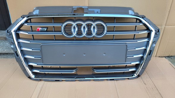 Audi OE GRILL AUDI S3 8V LIFT 2016-2020 POD RADAR ACC Камера радіатора ГРИЛЬ Audi S3 8V LIFT 16-20 RADAR OE 8V3853651AE !