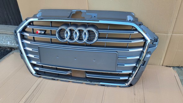 Audi OE GRILL AUDI S3 8V LIFT 2016-2020 POD RADAR ACC Камера радіатора ГРИЛЬ Audi S3 8V LIFT 16-20 RADAR OE 8V3853651AE !