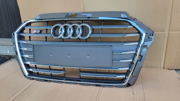Audi OE GRILL AUDI S3 8V LIFT 2016-2020 POD RADAR ACC Камера радіатора ГРИЛЬ Audi S3 8V LIFT 16-20 RADAR OE 8V3853651AE !