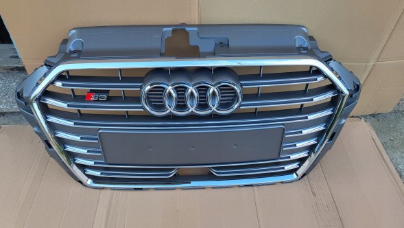 Audi OE GRILL AUDI S3 8V LIFT 2016-2020 POD RADAR ACC Камера радіатора ГРИЛЬ Audi S3 8V LIFT 16-20 RADAR OE 8V3853651AE !