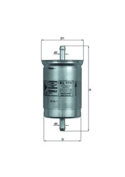 KL171 MAHLE ORIGINAL Фільтр палива