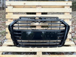 Pulse A3-S173 Решітка радіатора Audi A3 8V 16-20 після рестайлінгу, стиль S3, повністю чорна