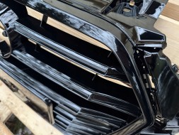 Pulse A3-S173 Решітка радіатора Audi A3 8V 16-20 після рестайлінгу, стиль S3, повністю чорна