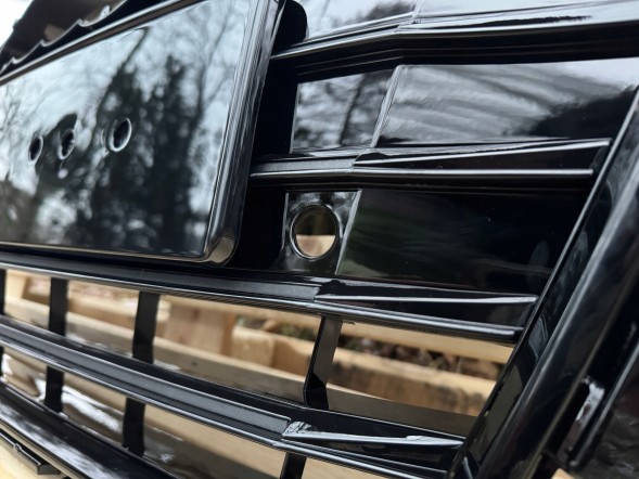 Pulse A3-S173 Решітка радіатора Audi A3 8V 16-20 після рестайлінгу, стиль S3, повністю чорна