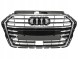 4kom PAD07115B РЕШІТКА РАДІАТОРА AUDI A3 8V 16- HB SEDAN ЧОРНА + ХРОМ ПІД РАДАР