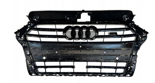 4kom PAD07115B РЕШІТКА РАДІАТОРА AUDI A3 8V 16- HB SEDAN ЧОРНА + ХРОМ ПІД РАДАР