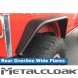 Китай 3427 Широкі сталеві задні надставки Metalcloak Jeep Wrangler JK JKU