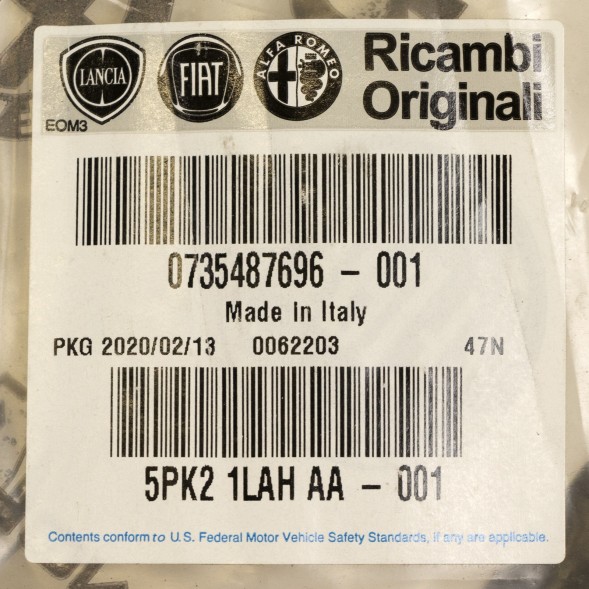 Fiat OE Задня ліва накладка колісної арки OE 735683619
