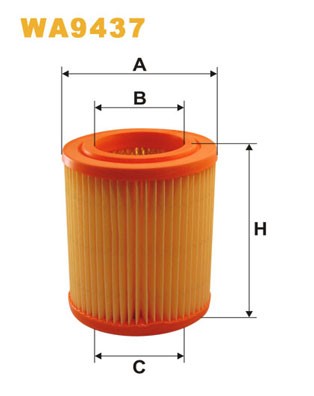 WA9437 WIX FILTERS Фільтр повітряний