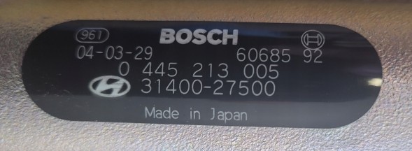 Hyundai OE 31400-27501 ІНЖЕКЦІЙНА РЕЙКА ДАТЧИК ПАЛИВНИЙ КЛАПАН HYUNDAI GETZ MATRIX ACCENT CRDI