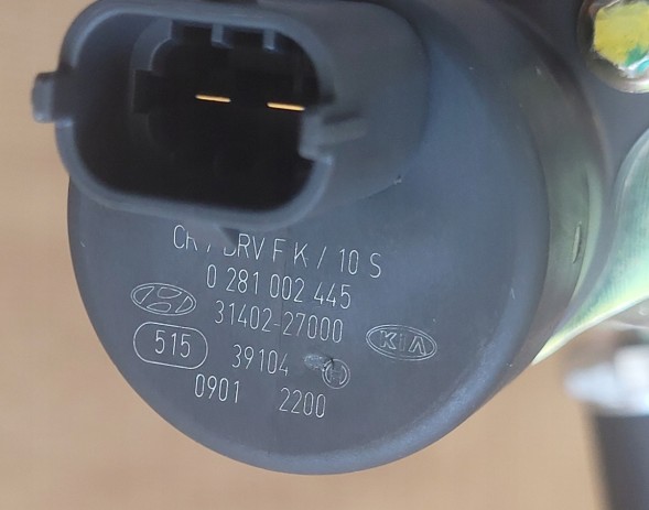 Hyundai OE 31400-27501 ІНЖЕКЦІЙНА РЕЙКА ДАТЧИК ПАЛИВНИЙ КЛАПАН HYUNDAI GETZ MATRIX ACCENT CRDI