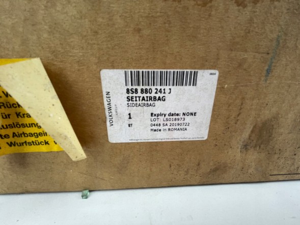 Audi OE 8S8880242J 8S8880241J AUDI TT 8S8 ПРАВА ЛІВА ПОДУШКА БЕЗПЕКИ