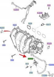 Ford OE ДАТЧИК ВАКУУМНОГО КЛАПАНА 2.0Л 2.3Л DURATEC FIESTA 1357314 _ 1S7G-9J559-BB