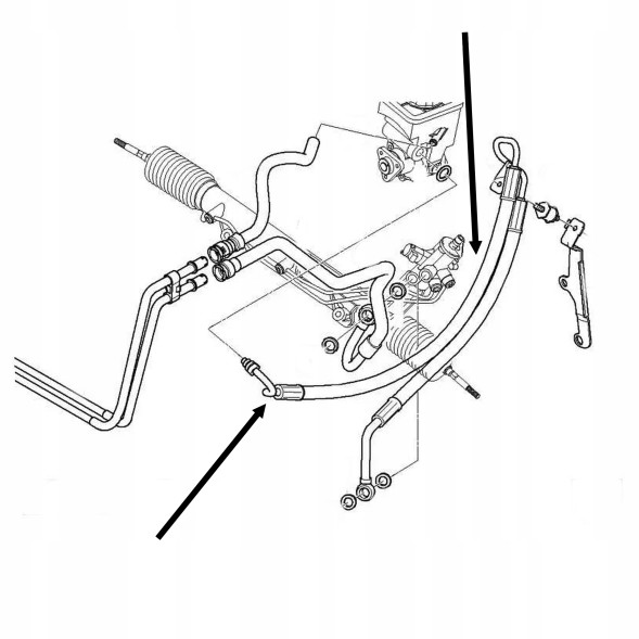 WRC 32416764027 Bmw x5 e53 3.0d 184 к.С. Шланг гідропідсилювача керма