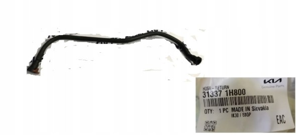 Kia OE MS-313371H800 KIA CEED ПАЛИВНИЙ ШЛАНГ ПОВЕРНЕННЯ 1.6 CRDI ДИЗЕЛЬ OE 313371H800