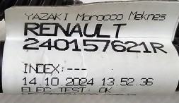 Renault OE 240157621R RENAULT OE ORG НОВА ОРИГІНАЛЬНА ПРОВОДКА БАМПЕРА RENAULT / DACIA - 240157621R