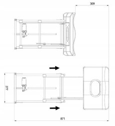 Китай 9AC0096002C01 Перетворення сидінь Relax Seat System Fiat Ducato, Peugeot Boxer, Jumper 2006-