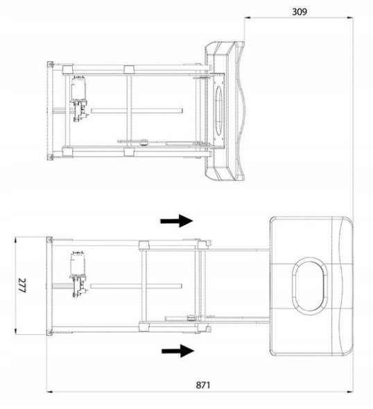 Китай 9AC0096002C01 Перетворення сидінь Relax Seat System Fiat Ducato, Peugeot Boxer, Jumper 2006-