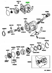 Toyota заводська комплектація 44320-60171 4432060171 Насос гідропідсилювача toyota land cruiser 80 оригінал 44320-60171