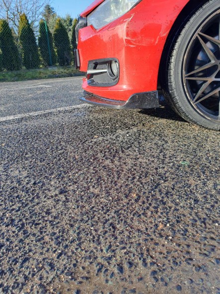 Китай BMW F30/F31 DOKŁADKA SPLITER ZWYKŁY ZDERZAK 2012-2015 PRZEDNI CZARNY POŁYSK Спойлер передній для BMW F30/F31, чорний ABS, 2012-2015