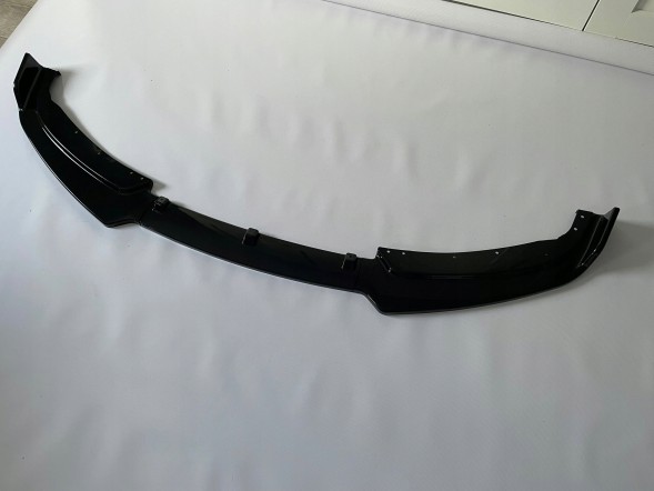 Китай BMW F30/F31 DOKŁADKA SPLITER ZWYKŁY ZDERZAK 2012-2015 PRZEDNI CZARNY POŁYSK Спойлер передній для BMW F30/F31, чорний ABS, 2012-2015