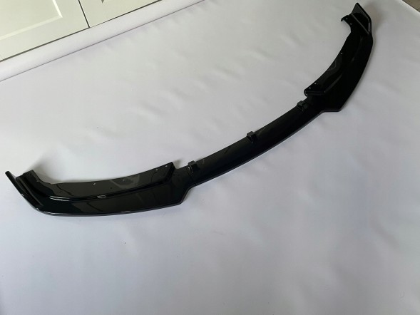 Китай BMW F30/F31 DOKŁADKA SPLITER ZWYKŁY ZDERZAK 2012-2015 PRZEDNI CZARNY POŁYSK Спойлер передній для BMW F30/F31, чорний ABS, 2012-2015