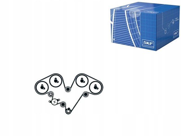 SKF VKMA 02540 Набір часу (ремінь + ролик) підходить до: alfa romeo 147, 156, 166, gt,