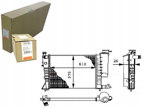 Behr Hella Service PRO/8MK 376 712-614 BRH Охолоджувач двигуна behr hella 133045 1331cs 9633070 + асистент зіткнення #34