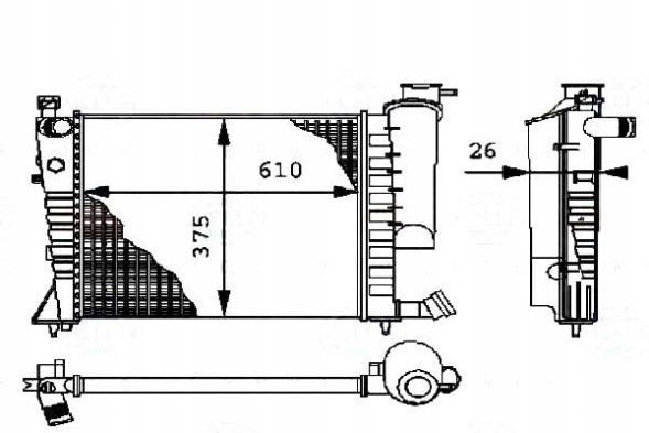 Behr Hella Service PRO/8MK 376 712-614 BRH Охолоджувач двигуна behr hella 133045 1331cs 9633070 + асистент зіткнення #34