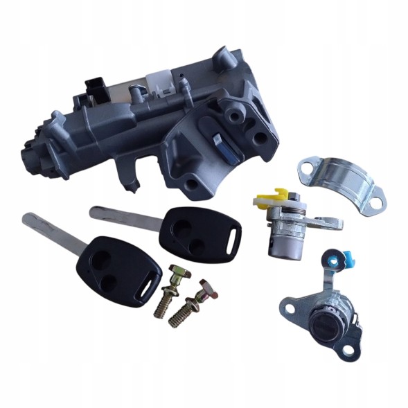 Blic NOWA KOMPLETNA STACYJKA WKŁADKA ZAMEK DO DRZWI LEWYCH KLAPY BAGAŻNIKA KOMPLET ZESTAW ZAMKÓW 2 KLUCZYKI POD PILOT HONDA CITI CITY JAZZ 2007 2008 2009 НОВА ПОВНА СТАНЦІЯ ЗАПАЛЮВАННЯ ВКЛАДКА ЗАМОК ДВЕРЕЙ БАГАЖНИКА HONDA CITI JAZZ 2007-2009