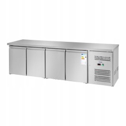 Китай WEW-SC-HP-1008932 Холодильний стіл Royal Catering 4-дверний 450 л -2 до 8°C Нержавіюча сталь Ho