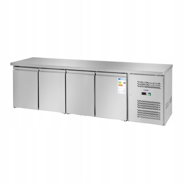 Китай WEW-SC-HP-1008932 Холодильний стіл Royal Catering 4-дверний 450 л -2 до 8°C Нержавіюча сталь Ho