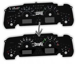 Moman 0089688086780 Jeep Wrangler JK - заміна з MPH на MoMan км / год