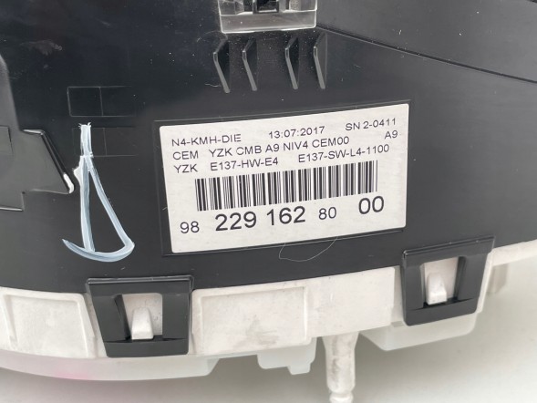 Peugeot OE 9822916280 9816242580 Годинники з манометром Peugeot 2008 I lift 9822916280
