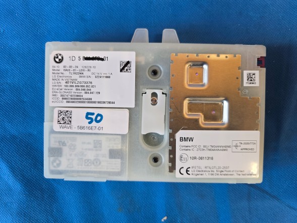 BMW OE MODUŁ TELEMATIC ATM (50) BMW G20 G26 G30 G05 G06 G12 U06 U11 5B616E7 5B418F3 NOWY ! quali21022026 МОДУЛЬ ТЕЛЕМАТИКИ ATM (50) BMW G20 G26 G30 G05 G12 U06 U11 5B616E7 5B418F3